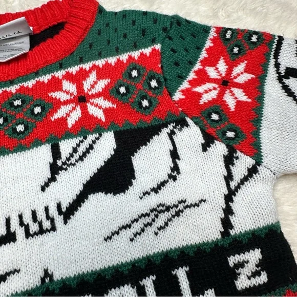 Dragon Ball Z Holiday Sweater Red/Green/White/Black Size 6 - Picture 8 of 16